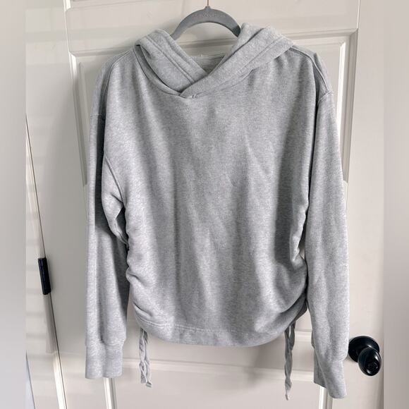 Aerie Side Ruched Hoodie Sweatshirt - Picture 1 of 4